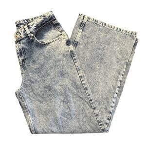 NWOT Ragged Jeans Wide Leg Acid Wash, Women's Size 26